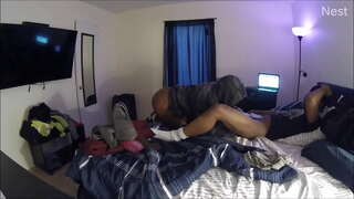 ŝika ŝteliras ekstere sur ŝia koramiko veni fuck