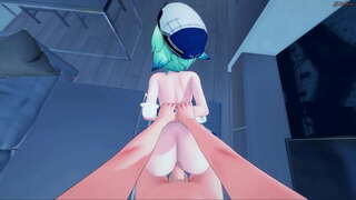 סוקראָוס פּאָוו געשלעכט דאָגגיסטילע, דיין רידעס דיק קאָווגירל ביז זי געץ קרעאַמפּיעד.