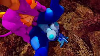 Drakar knulla i skogen