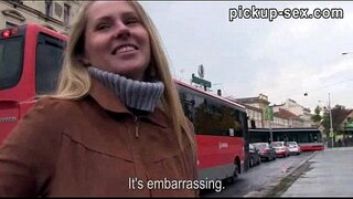 Eurobabe Ronald banged karo wong liyo kanggo sawetara dhuwit