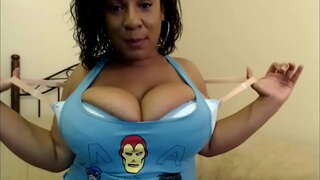 Толстая Жана Грудастая Карамельная Кошечка!