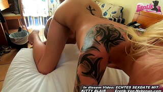 Holiday fuck ng baguhang aleman, mag-syota